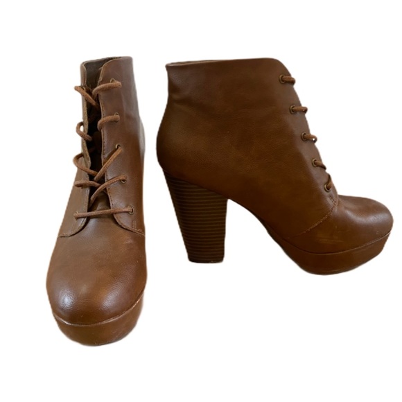 Mossimo Supply Co. Shoes - Mossimo Supply Co. Lace Up Heeled Bootie